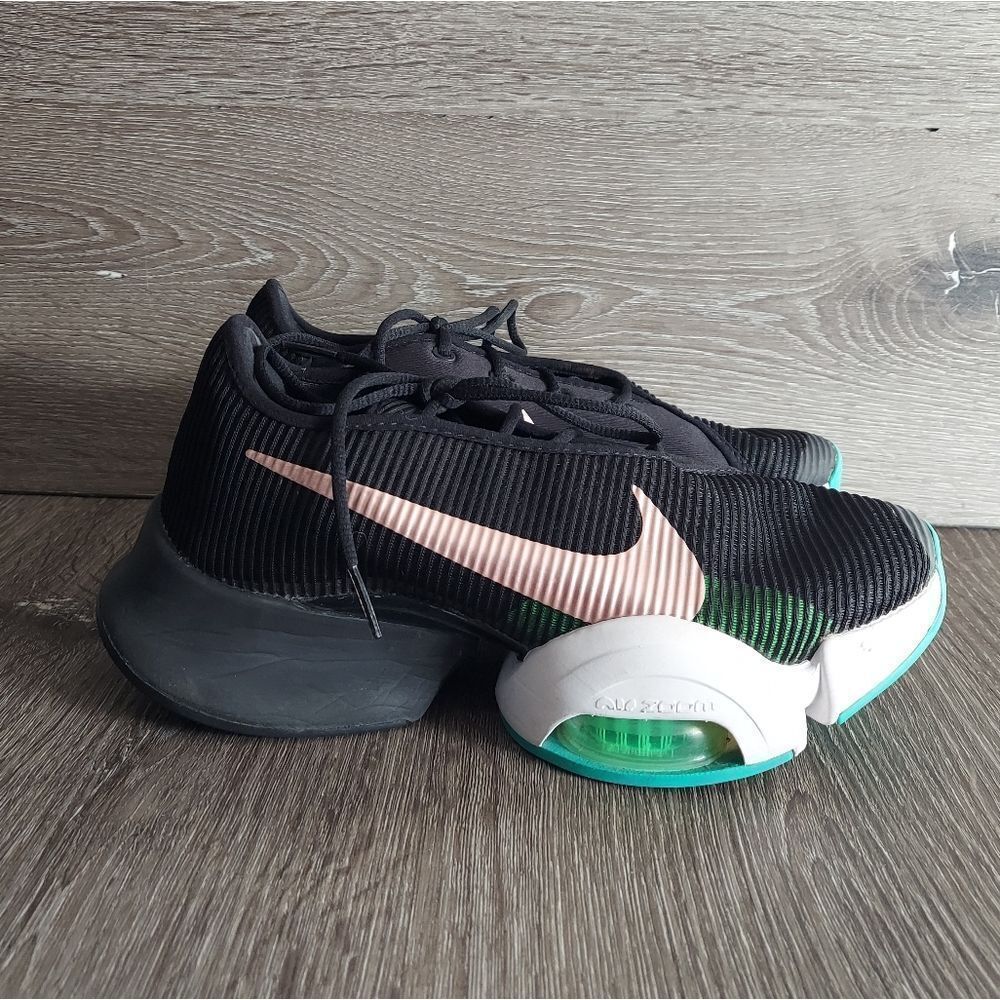 Nike Black and Pink Athletic Shoes